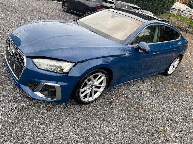 AUDI A5 SPORTBACK 35TDI S-LINE Hybride Pano Leder Keyless..., Auto's, Audi, Bedrijf, Te koop, A5, 360° camera, ABS, Achteruitrijcamera