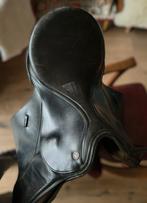 Lederen zadel 17inch Kieffer, Dieren en Toebehoren, Ophalen, Gebruikt