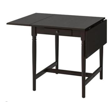 Ikea Ingatorp klaptafel + stoel en kussentje beschikbaar voor biedingen