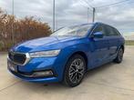 SKODA OCTAVIA 2.0TDI AIRCO/NAVI/KEYLESS/ZETELVERW/LED/, Stof, Blauw, Bedrijf, USB