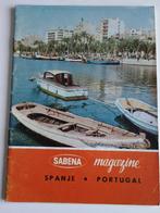 Magazine Sabena, mars 1968, Espagne, Portugal, Collections, Souvenirs Sabena, Comme neuf, Envoi