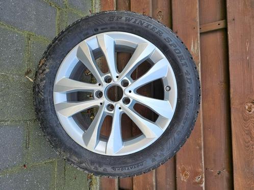 4 originele Mercedes velgen met winterbanden, Auto-onderdelen, Banden en Velgen, Velg(en), Winterbanden, 17 inch, 225 mm, Personenwagen