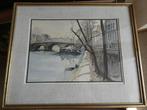 2 aquarellen van A. Baens, Antiek en Kunst, Ophalen