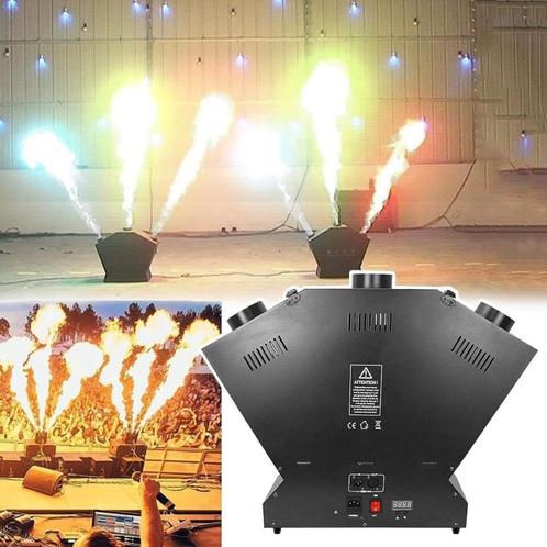 Nieuwe First Class 3 Koppige Vuurmachine, Muziek en Instrumenten, Licht en Laser, Nieuw, Licht, Geluidgestuurd, Kleur, Stroboscoopeffect