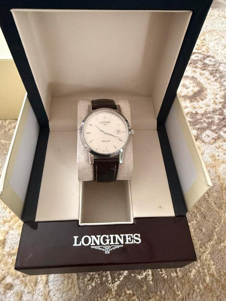 Longines Heritage 1832 Horloge, Handtassen en Accessoires, Horloges | Heren, Zo goed als nieuw, Leer, Ophalen of Verzenden