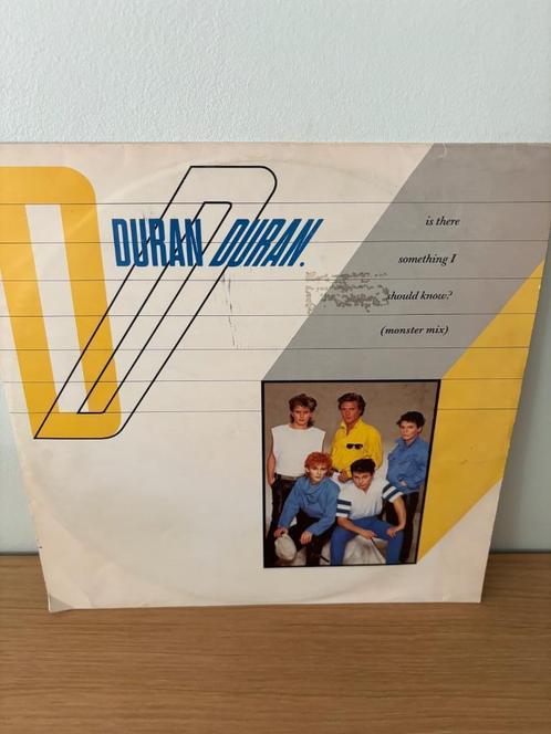 Maxi Single - Duran Duran - is there something I should know, Cd's en Dvd's, Vinyl | Pop, Gebruikt, 1980 tot 2000, 12 inch, Ophalen of Verzenden