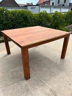 Eettafel - Teak, Huis en Inrichting, Tafels | Eettafels, Ophalen, Zo goed als nieuw, Vijf personen of meer, Vierkant