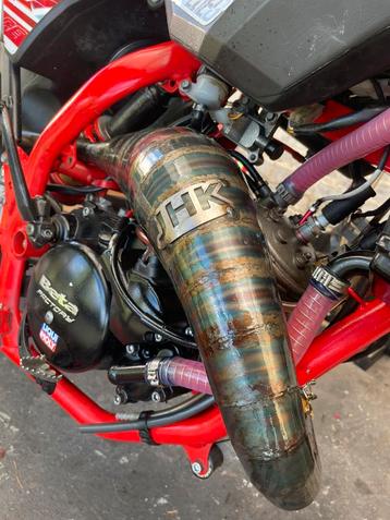 JHK uitlaat 50-70cc am6, Enlèvement ou Envoi, Comme neuf, Pot d'échappement, Beta rr50