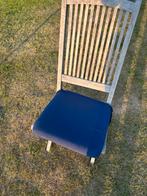 4 kussens 45cm x 42cm blauw, Ophalen of Verzenden, Zo goed als nieuw