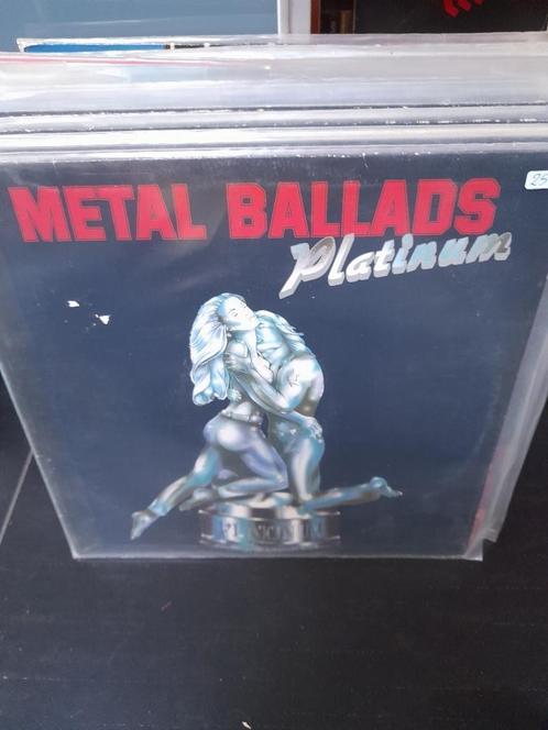 lp - various - metal ballads platinum - vak 3, Cd's en Dvd's, Vinyl | Hardrock en Metal, Gebruikt, Ophalen of Verzenden