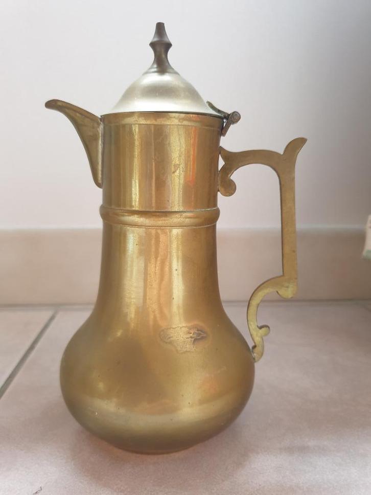 Messing Kan Koffiepot, Antiek en Kunst, Antiek | Brons en Koper, Ophalen