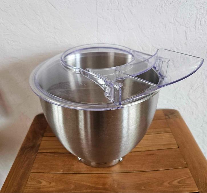 Accessoires DOMO bol mélangeur+ couvercle éclaboussure + bec, Elektronische apparatuur, Blenders, Gebruikt, Blender-accessoire