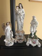 Lot de 3 statue porcelaine abîmée voir détail, Antiquités & Art, Enlèvement