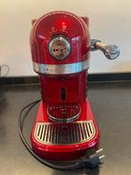 Kitchenaid Nespresso Koffiemachine - appelrood, Elektronische apparatuur, Ophalen, Koffiemachine, Zo goed als nieuw, Koffiepads en cups