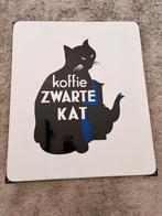 Splendide réédition plaque emaillee chat noir /zwarte kat, Enlèvement ou Envoi, Neuf, Panneau publicitaire