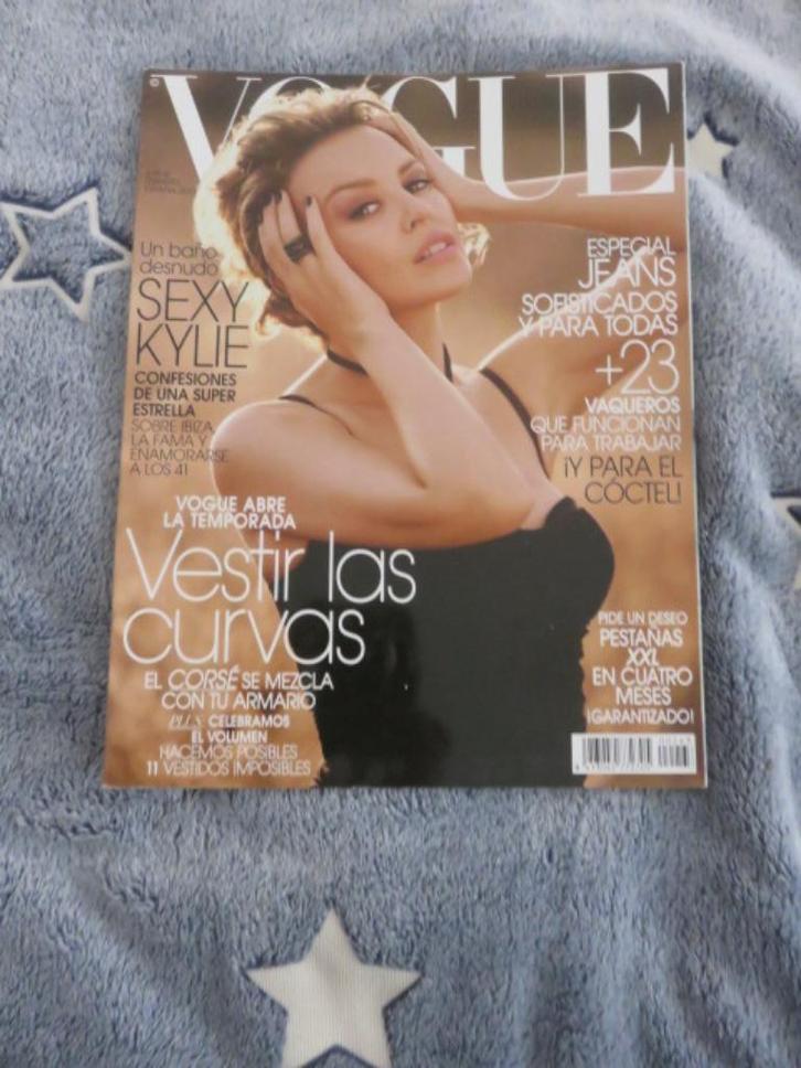 Magazine : VOGUE : Kylie Minogue Cover - Spaans, Boeken, Tijdschriften en Kranten, Gelezen, Damesbladen, Ophalen of Verzenden