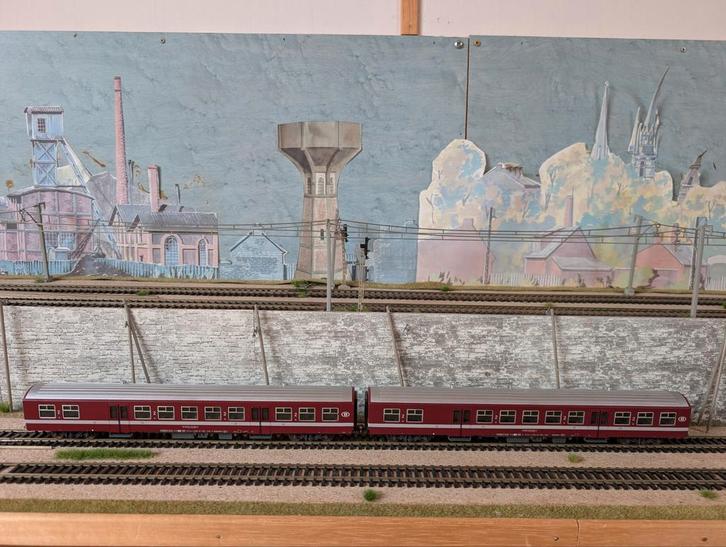 NMBS SNCB | Lima M4 Rijtuigen B11 Bordeaux | NEM koppeling, Hobby en Vrije tijd, Modeltreinen | H0, Zo goed als nieuw, Wagon, Gelijkstroom of Wisselstroom