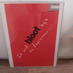 Affiche, ik wil bloot zijn en beginnen, Paul Van Ostaijen, Ophalen of Verzenden