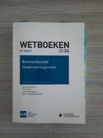 Wetboek ondernemingsrecht 2024 VUB, Boeken, Studieboeken en Cursussen, Ophalen of Verzenden, Zo goed als nieuw, Hoger Onderwijs