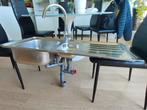 Évier inox + robinet + syphon. En très bon état, Ophalen, Gebruikt
