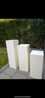 Witte zuilen met hoezen, Huis en Inrichting, Woonaccessoires | Zuilen en Pilaren, Ophalen