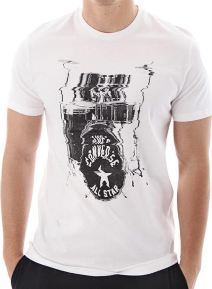 Converse All Star T-shirt Wit Maat S (t shirt tshirt ), Kleding | Heren, T-shirts, Nieuw, Maat 46 (S) of kleiner, Wit, Ophalen of Verzenden