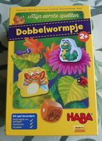 HABA spel 2+ "dobbelwormpje" (als nieuw), Comme neuf, HABA, Enlèvement ou Envoi, Trois ou quatre joueurs