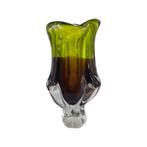 Vase en Cristal Multicolore Joseph Hospodka - Chribska Glass, Enlèvement ou Envoi
