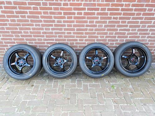 Rays Gram Lights 57C 17" x 8.5j Hankook F200 slicks, Auto diversen, Autosport-onderdelen, Gebruikt, Ophalen
