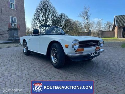 Triumph TR6 1974 | Route 66 Auctions, Auto's, Oldtimers, Bedrijf, Te koop, Open dak, Triumph, Benzine, Cabriolet, 2 deurs, Handgeschakeld