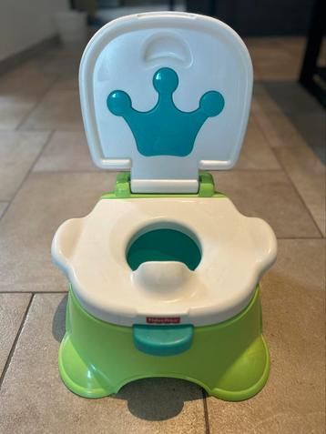 Fisher Price potje met geluid, groen en wit beschikbaar voor biedingen
