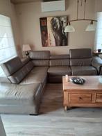 Lederen hoeksalon, Huis en Inrichting, Ophalen, Gebruikt, Leer
