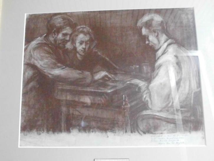 Tekening Julien Vandeveegaete, Antiek en Kunst, Kunst | Tekeningen en Fotografie, Ophalen