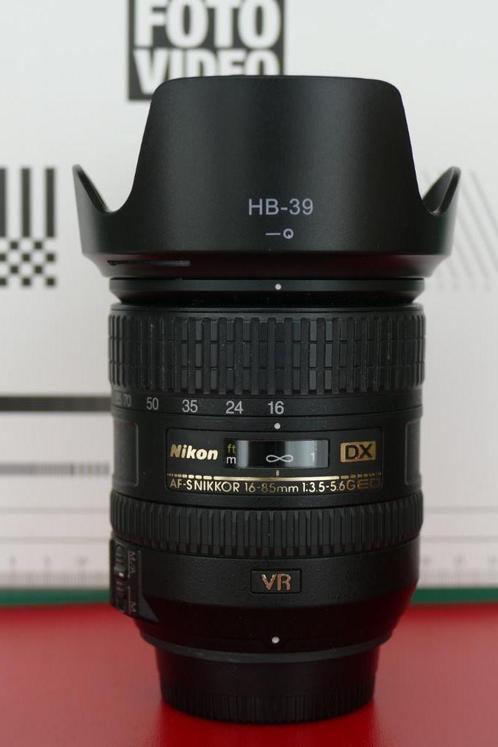 Nikon lens AF-S 16-85mm1.3.5-5:6 G-ED - VR-DX, TV, Hi-fi & Vidéo, Photo | Lentilles & Objectifs, Comme neuf, Lentille standard