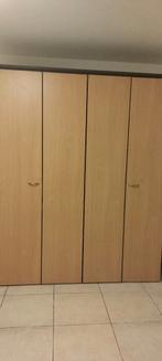 Grote hoge opbergkast met 2 x 5 leggers en 2 plooideuren, Ophalen, Gebruikt