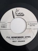 BILLY VREEMD. IK ZAL ME APRIL HERINNEREN. POPCORN OLDIES USA, Cd's en Dvd's, Vinyl Singles, Ophalen of Verzenden, Zo goed als nieuw