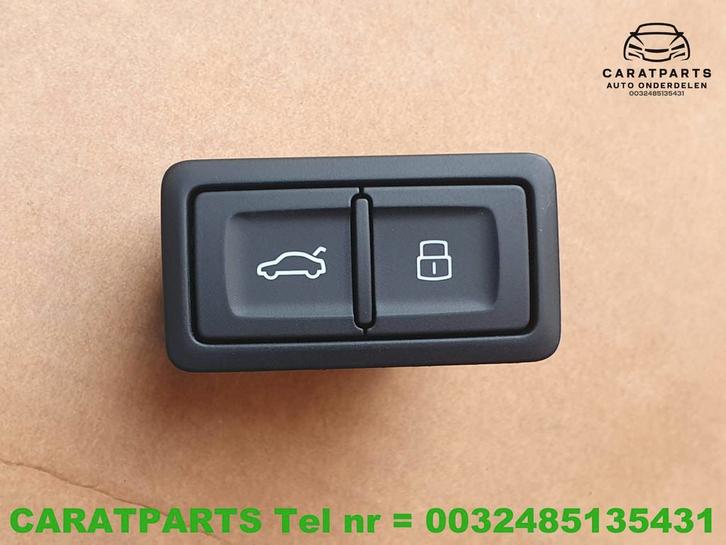 4G0959831D Q3 A6 A7 schakelaar achterklep A8 RSQ3 RS6 RS7 S6, Auto-onderdelen, Dashboard en Schakelaars, Audi, Gebruikt