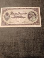 Bankbiljet Hongarije. Száz Pengö. 100 Pengö., Ophalen of Verzenden, Hongarije, Los biljet