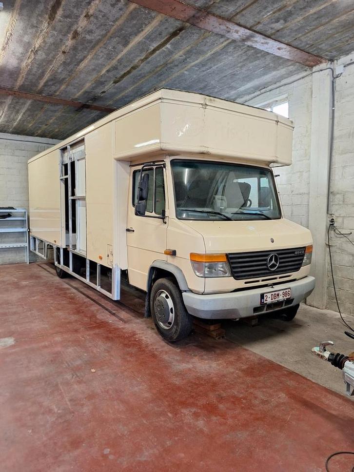 Mercedes vario 814, Caravans en Kamperen, Mobilhomes, Particulier, Alkoof, Mercedes-Benz, Mercedes, Diesel, Handgeschakeld, 7 tot 8 meter