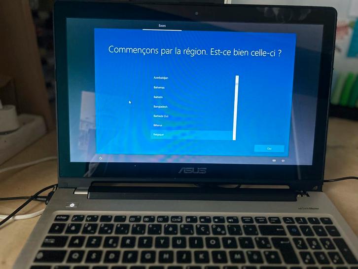 Pc portable ASUS, Informatique & Logiciels, Ordinateurs portables Windows, Utilisé, 15 pouces, Moins de 2 Ghz, 4 GB, Azerty, Avec écran tactile