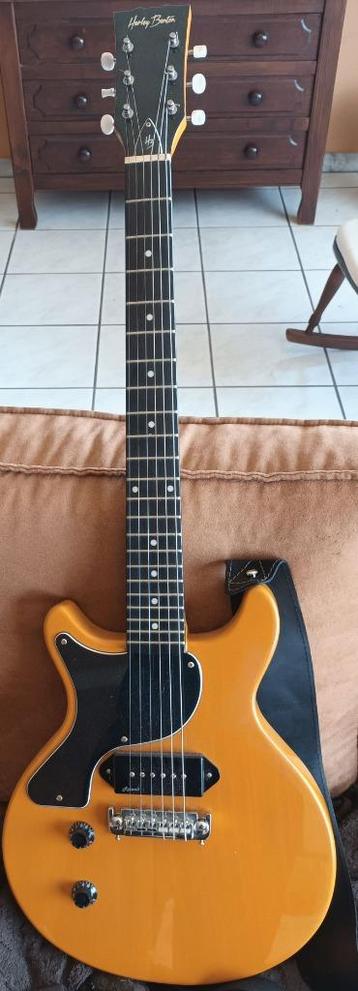 Harley Benton DC-Junior FAT TV Yellow (linkshandig) beschikbaar voor biedingen