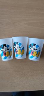 3 x  beker Mickey Mouse, beetosee NV, € 1/st, 3 voor € 2,50, Verzamelen, Disney, Ophalen, Mickey Mouse, Nieuw