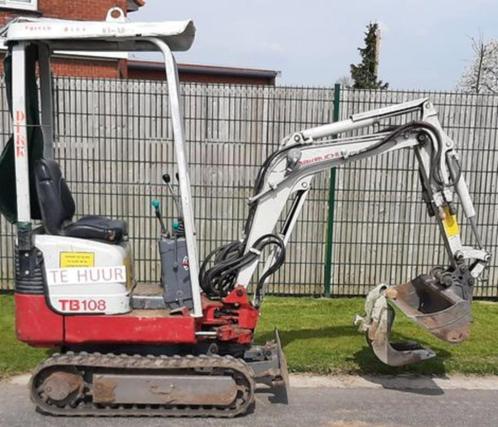 Te huur: Minigravers, Articles professionnels, Machines & Construction | Grues & Excavatrices, Excavatrice, Enlèvement ou Envoi