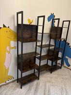 Bibliotheekmeubilair in industriële stijl, Huis en Inrichting, Kasten | Boekenkasten, 150 tot 200 cm, Ophalen of Verzenden, Zo goed als nieuw