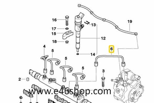 Brandstofleiding MINI R50 oe  13537791116 org nieuw BMW, Auto-onderdelen, Brandstofsystemen, Mini, Nieuw, Ophalen of Verzenden