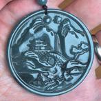 Collier en jade jadéite naturelle de type A, Neuf, Pierre ou Minéral, Autres couleurs, Avec pierre précieuse