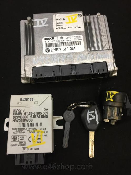 ECU DME BMW E46 N42BA18A Automaat oe 7512354, Auto-onderdelen, Elektronica en Kabels, BMW, Gebruikt, Ophalen of Verzenden