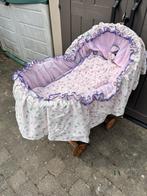 Ancien berceau des années 60 décoré, Kinderen en Baby's, Babywiegjes en Ledikanten, Ophalen, Zo goed als nieuw, Wieg