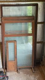 Houten ramen, Doe-het-zelf en Bouw, Glas en Ramen, Ophalen, Gebruikt, Gevelraam of Ruit, Dubbelglas