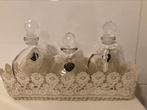 Set van 3 decoratieve vintage glazen 8€, Antiek en Kunst, Antiek | Glaswerk en Kristal, Ophalen of Verzenden